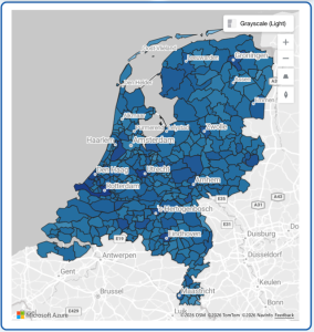 Kaart van innovatieve circulaire bedrijven