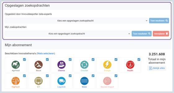 Opslaan zoekopdrachten functie