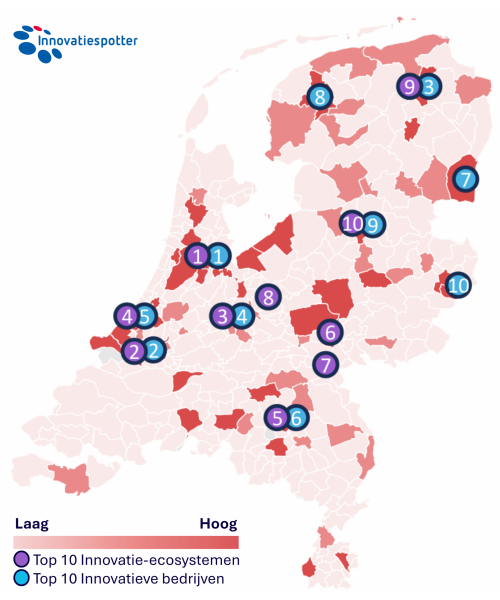 Social impact hotspots kaart